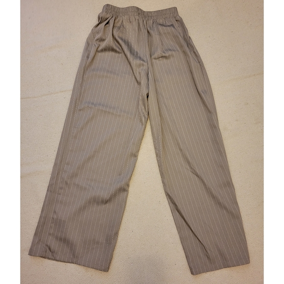 Carolina striped style pant Size small tan color trouser pant with elastic - Picture 6 of 10